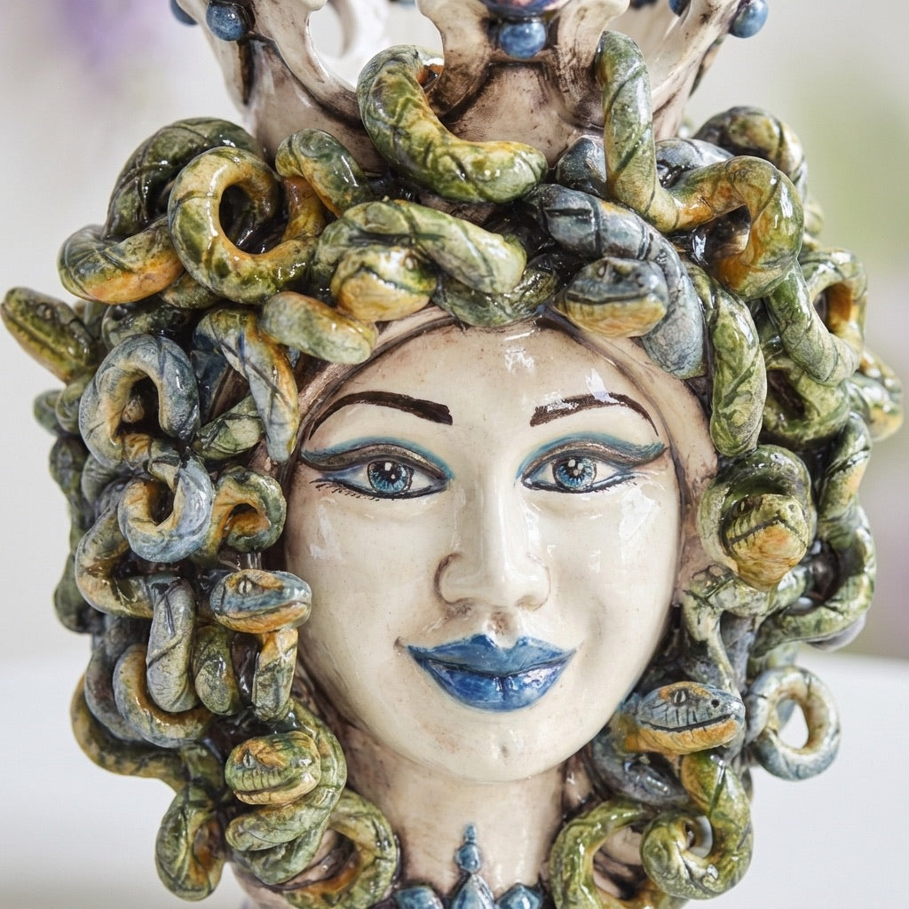 Head h 25 turban jellyfish Luster Wisteria