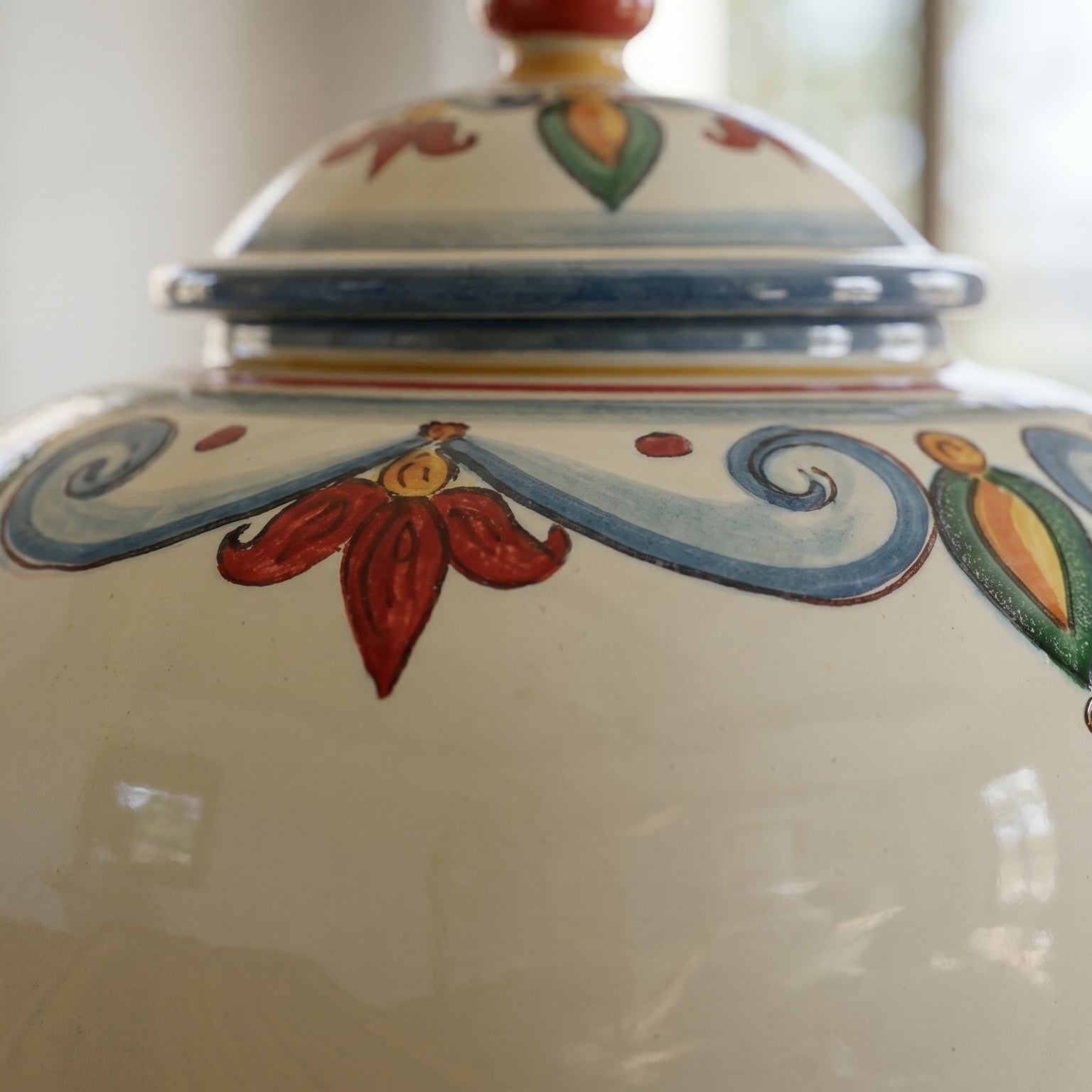 Grand Vase en Céramique – Décor Sicily | Majolique sicilienne de Caltagirone