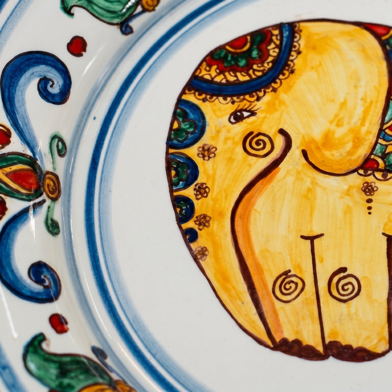 Sicilian Ceramic Elephant – Caltagirone Ceramic – Sicilian artisan tradition