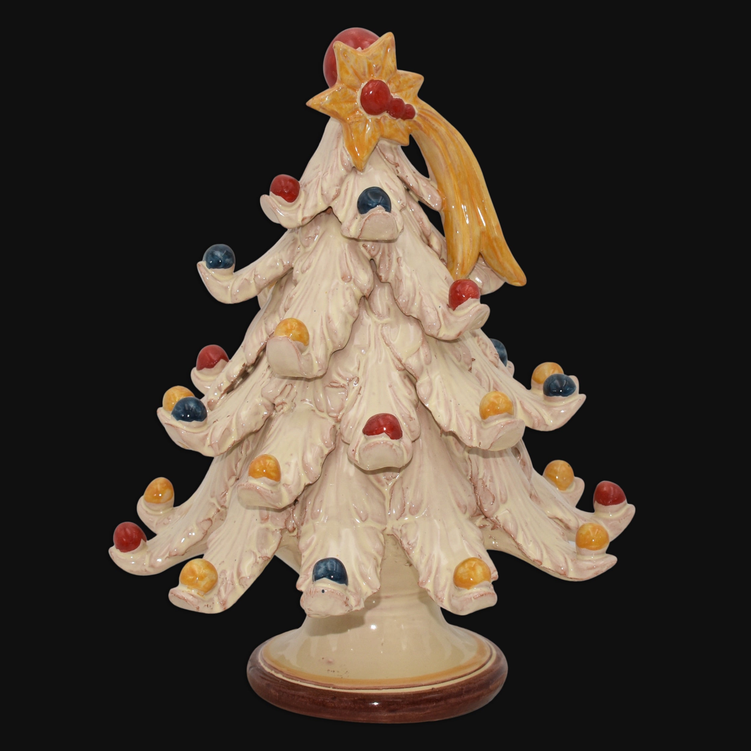 Christmas tree in artistic ceramic of Caltagirone, Italian Pottery Made in Italy