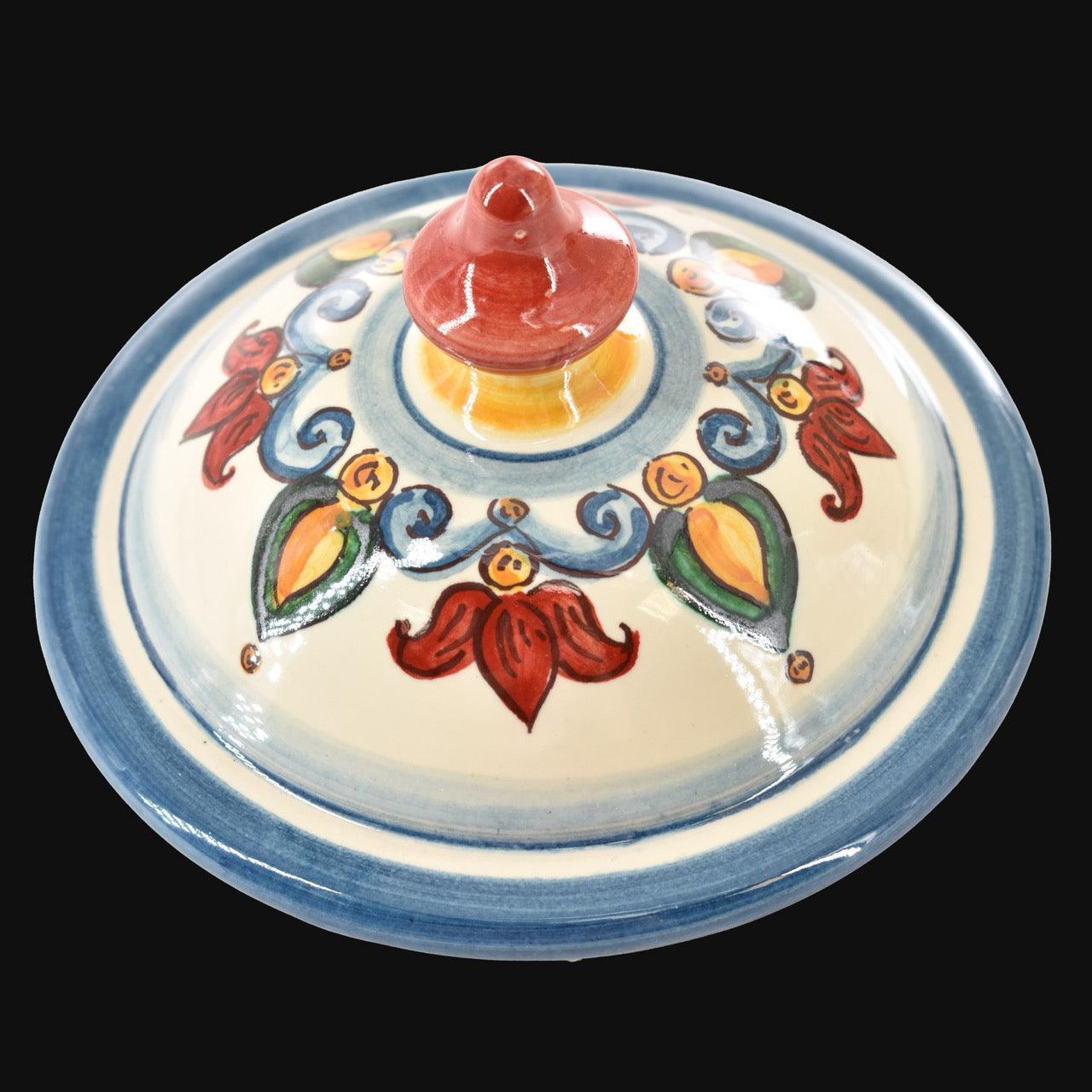 Potiche h 25 decoro sicily - Sofia Ceramiche di Caltagirone - Ceramiche di Caltagirone Sofia