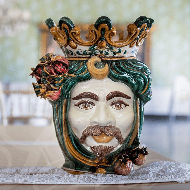 Head h 40 green/orange pomegranate male white