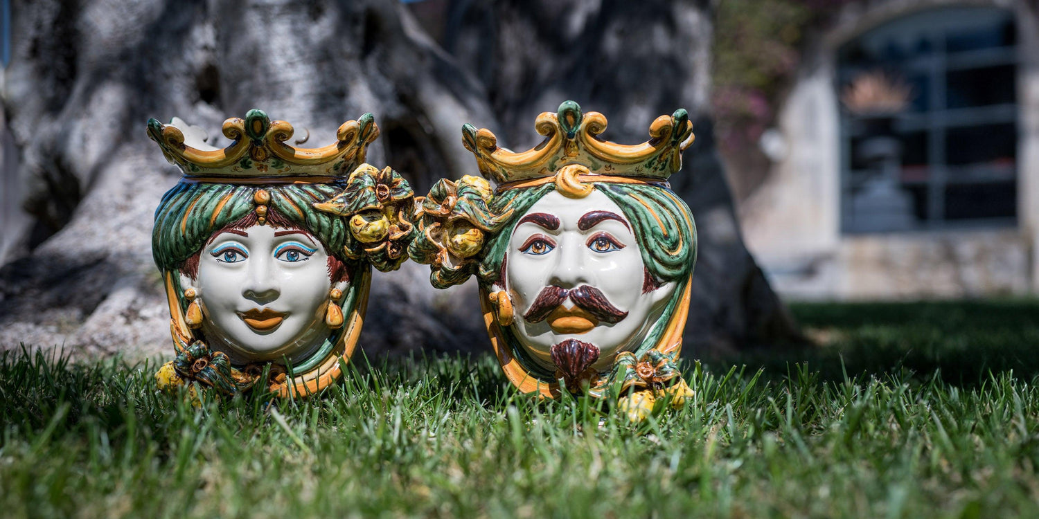 Storia delle Teste di Moro: una tradizione millenaria, legata profondamente alla storia della Sicilia. - Ceramiche di Caltagirone Sofia