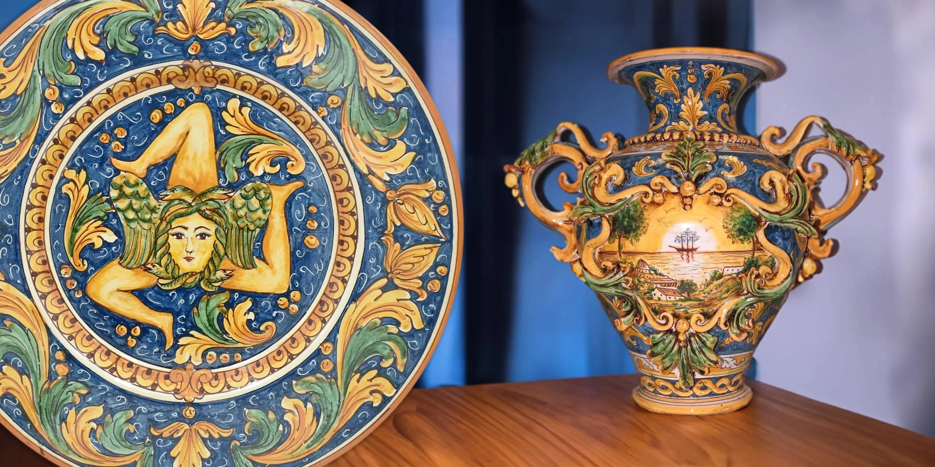 Serie Ornato Calatino - Ceramiche di Caltagirone Sofia
