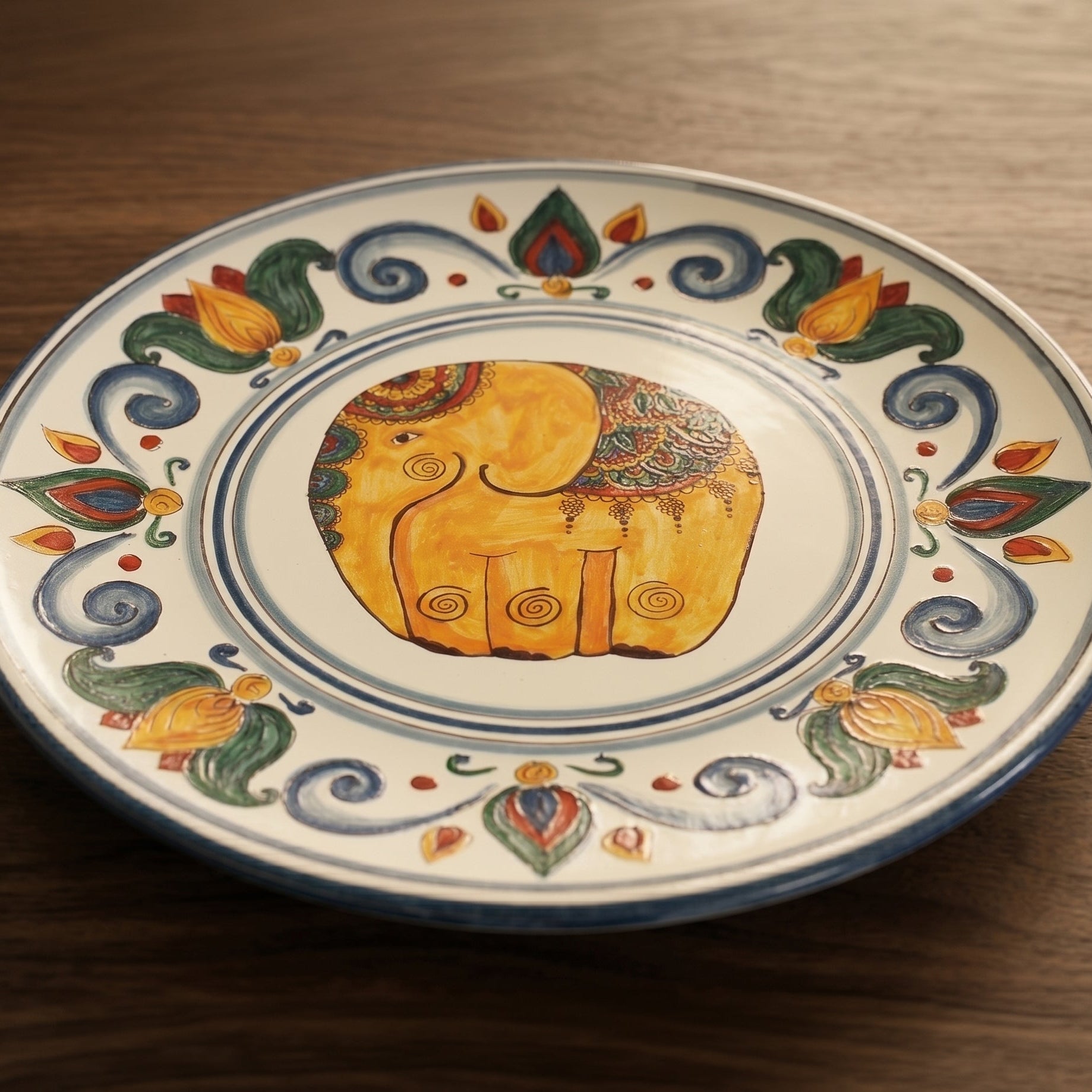 Sicilian Ceramic Elephant – Italian ceramic from Caltagirone, Sicily