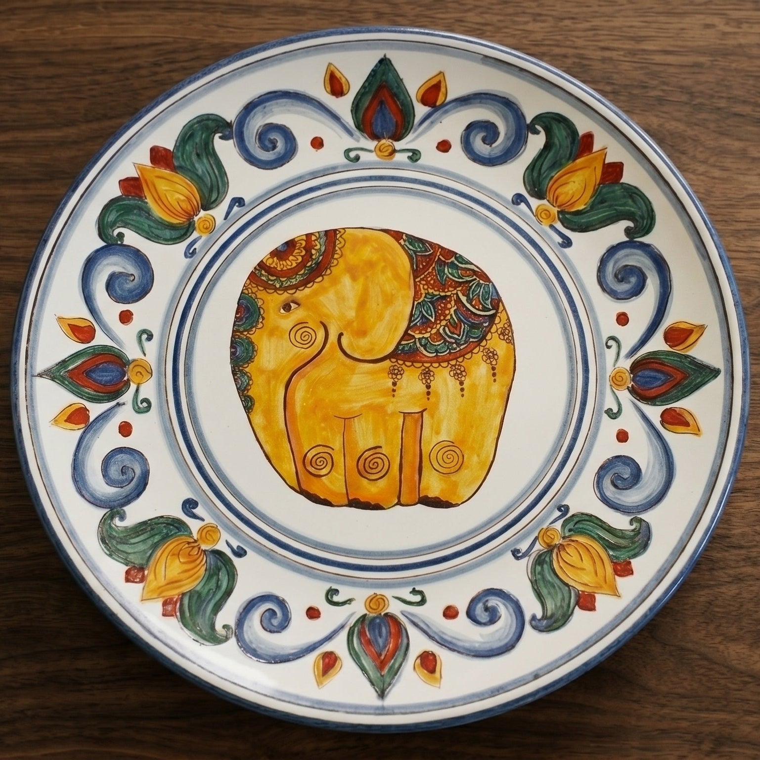 Sicilian Ceramic Elephant – Italian ceramic from Caltagirone, Sicily