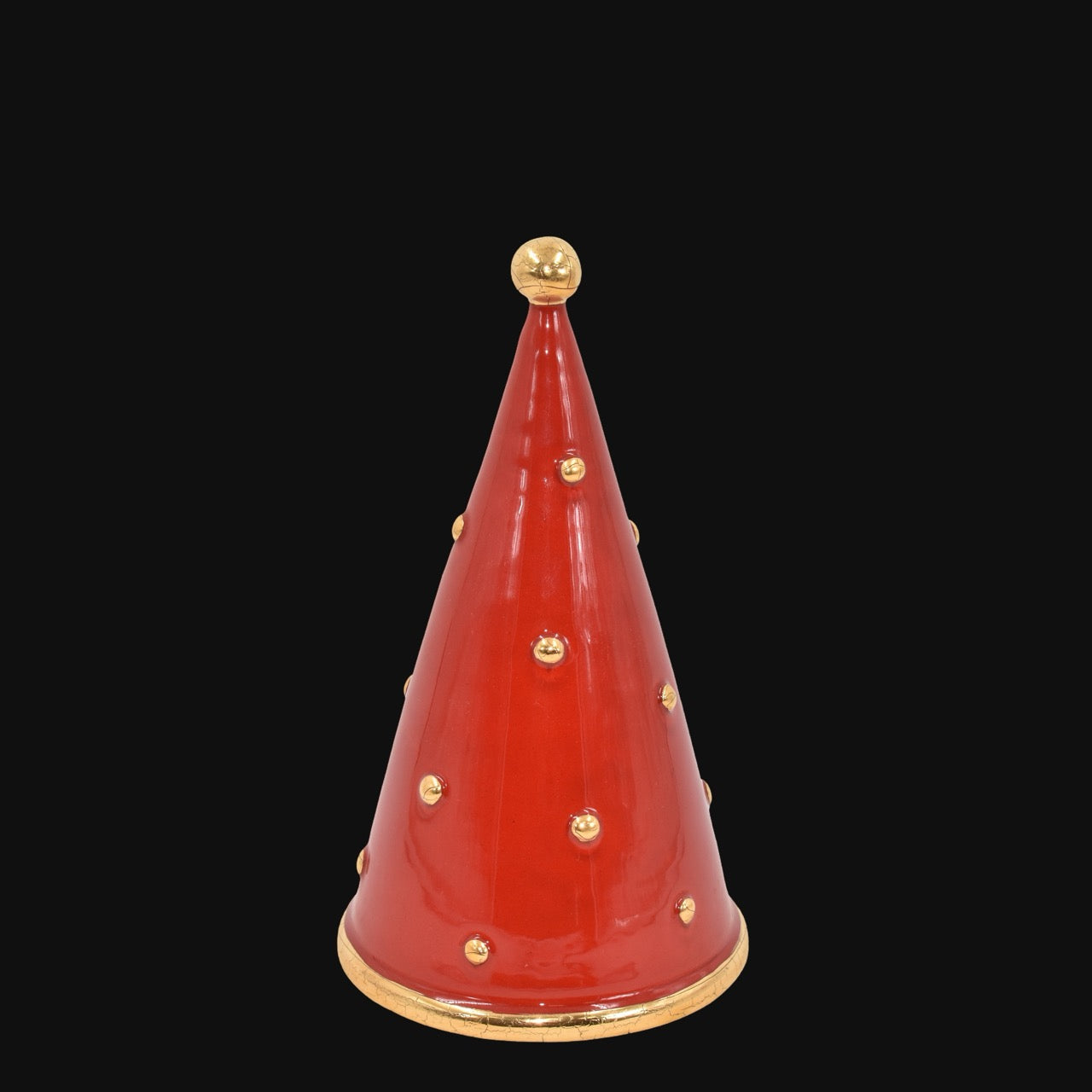 Modern Christmas tree in artistic ceramic of Caltagirone, Italian Pottery Made in Italy