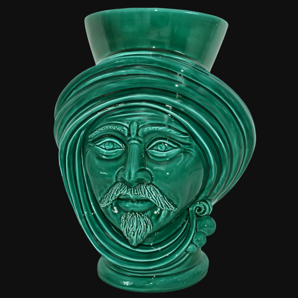 Head h 30 crown smooth emerald green Man