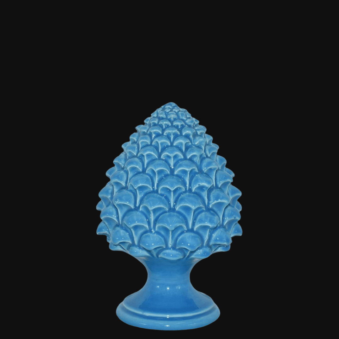 Pigna semilavorata altezza 15/35 Turchese - Ceramiche di Caltagirone Sofia