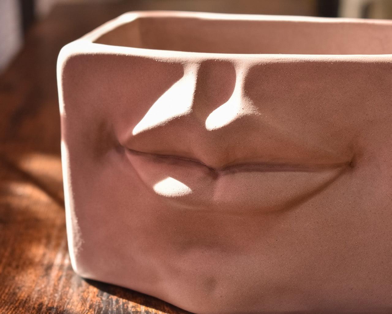 Scatola con espressione tortora opaco - Ceramica artistica di Caltagirone - Ceramiche di Caltagirone Sofia