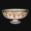 Alzata in ceramica d. 30/40 plastico sofia tricolore - Ceramiche artistiche di Caltagirone - Ceramiche di Caltagirone Sofia