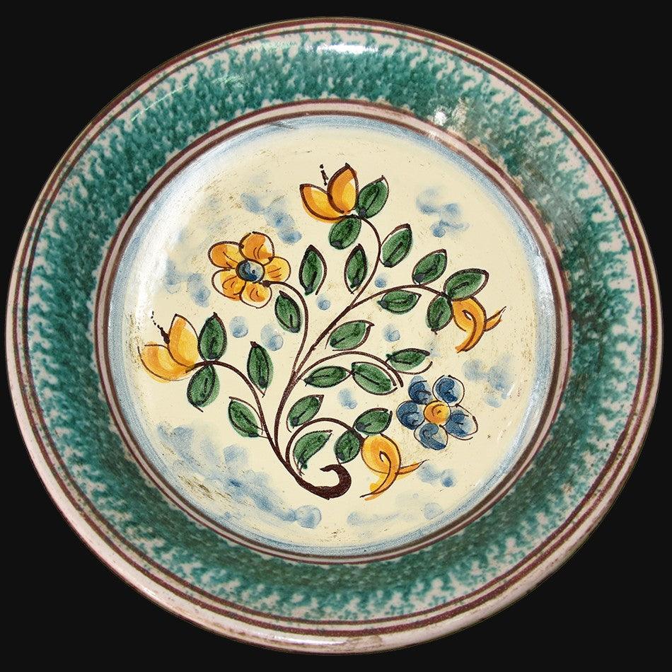 Fangotto da parete con mazzolino - Ceramiche di Caltagirone Sofia