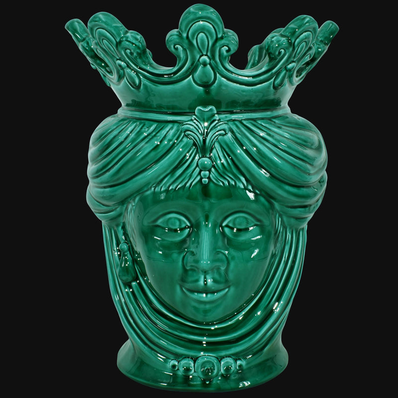 Modern Sicilian ceramic "Moor's head" from Caltagirone.